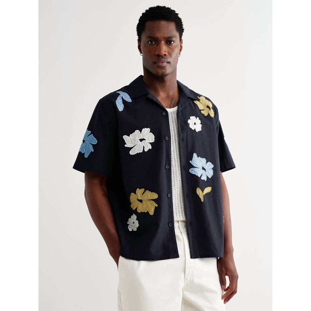 NEW WAX LONDON men's didcot short sleeve shirt